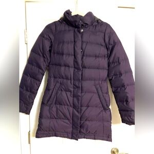 The North Face 600‎ Fill Purple Puffer Down Jacket  Women's XS Faux Fur Hood